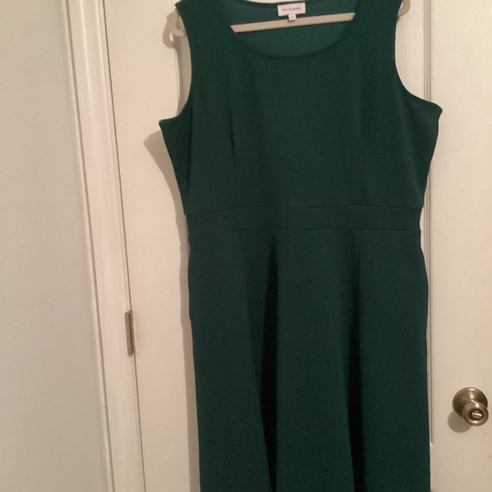 Molly Isadora Women’s 2X Dark Green sleeveless dress